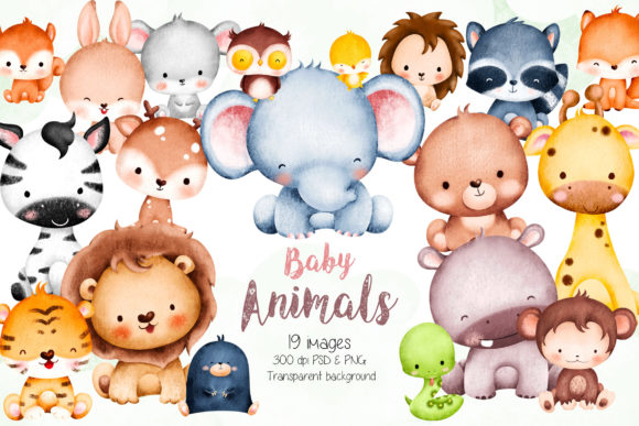 Download Cute Baby Animals Clipart - Baby Collection