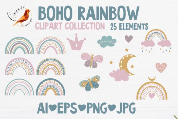 Download Boho Rainbow Baby Clipart Collection - Baby Collection