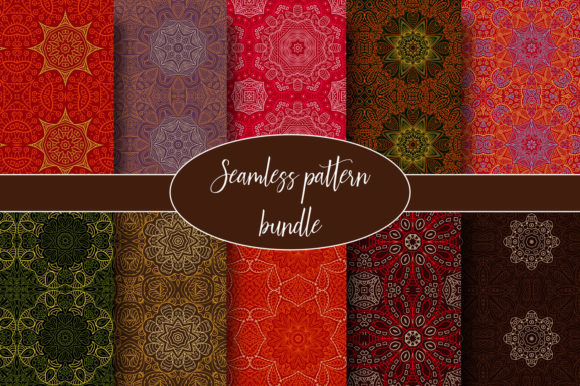 Download Seamless Doodle Pattern. Ethnic Motives - Doodle Collection
