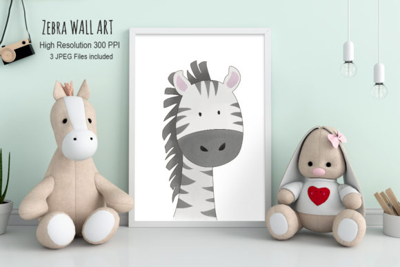 Download Cute Zebra for Baby Room Decoration - Baby Collection