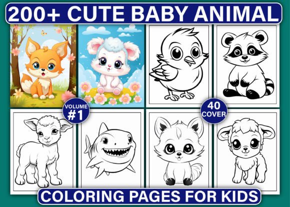 Download 200+ Cute Baby Animal Coloring Pages - Baby Collection