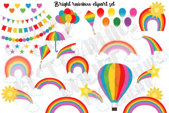 Download Rainbow Clipart Cloud Sun Cute Weather - Sun Collection