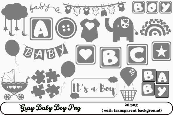 Download Gray Baby Boy Png - Baby Collection